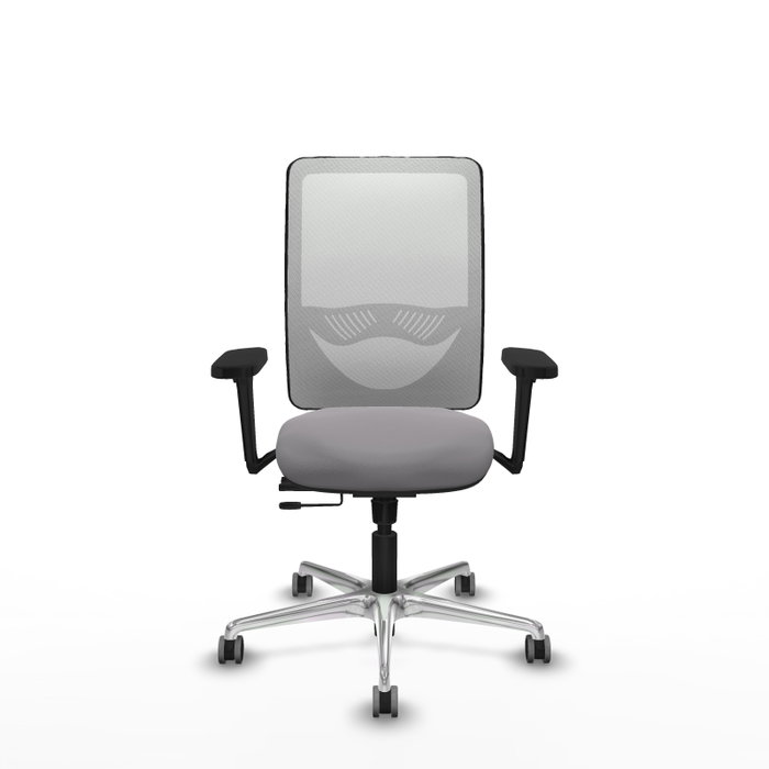 PIQUERAS Y CRESPO Silla de oficina Zulema Gris y Blanco PIQUERAS Y CRESPO Silla de oficina Zulema Gris y Blanco