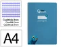 Liderpapel Cuaderno espiral Pautaguía A4 tapa dura azul
