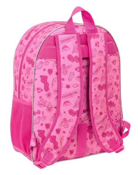 Mochila Escolar Rainbow High Shine Multicolor 33 x 42 x 14 cm