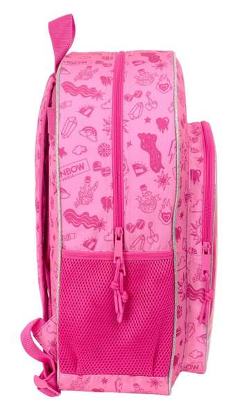 Mochila Escolar Rainbow High Shine Multicolor 33 x 42 x 14 cm