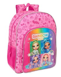 Mochila Escolar Rainbow High Shine Multicolor 33 x 42 x 14 cm