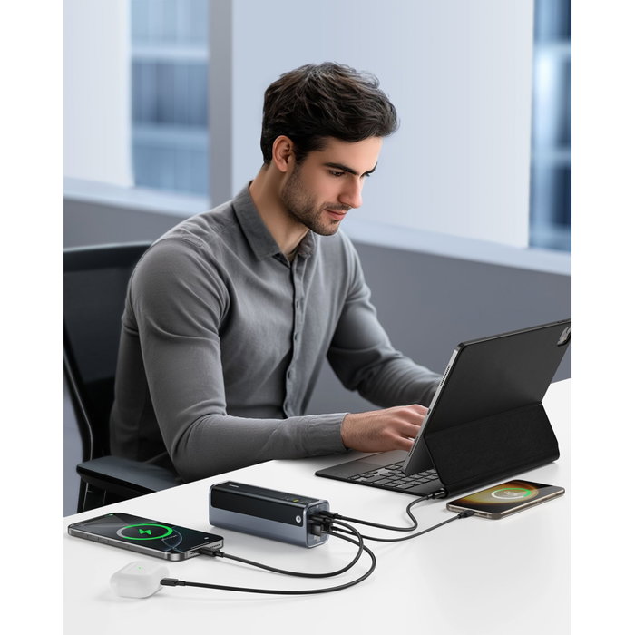 Baseus EnerGeek GP12 Power Bank 20800mAh 145W Gris Baseus EnerGeek GP12 Power Bank 20800mAh 145W Gris