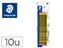 Staedtler Noris n.2 HB Lápices de Grafito Blister 10 Unidades