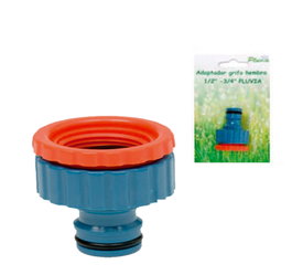 Pluvia Adaptador Grifo Hembra 3/4-1 Pulgada Plástico
