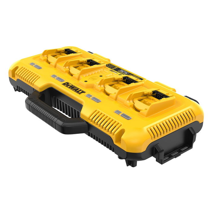 DEWALT DCB104-QW Cargador de Batería de Ión de Litio 12 Ah Amarillo 8 A para 4 Baterías