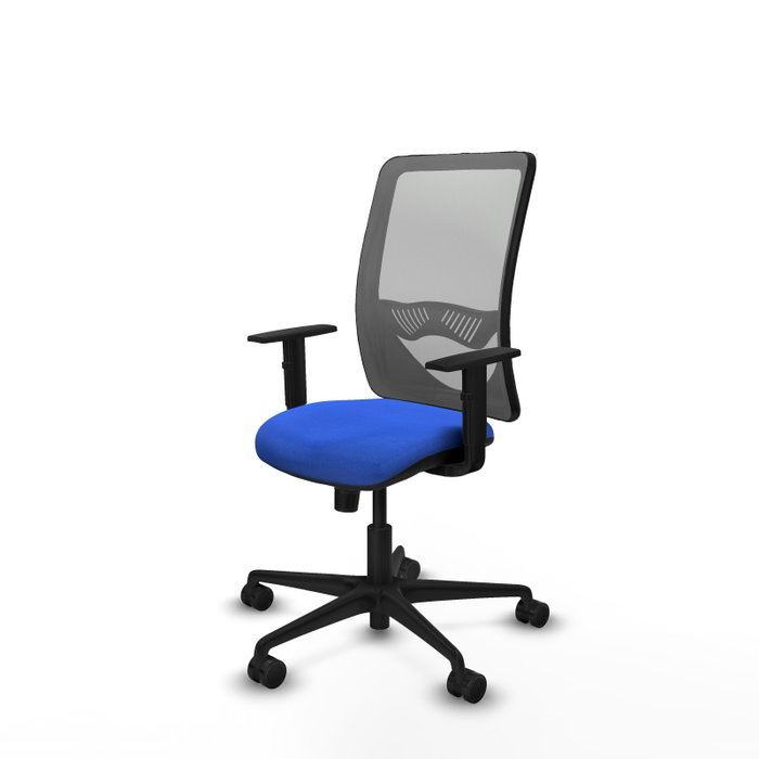 PIQUERAS Y CRESPO Silla de oficina Zulema Azul con respaldo gris
