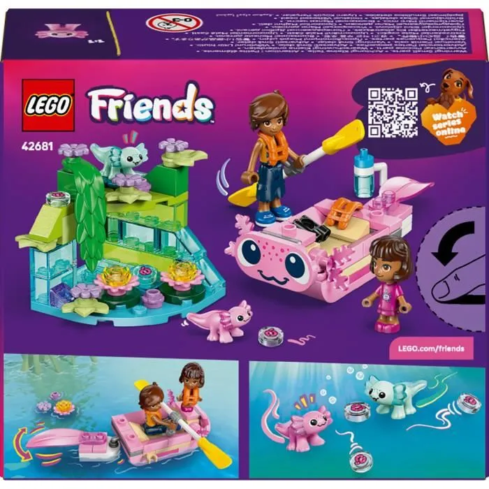 Lego Friends Aventuras en el Barco-Ajolote 42681