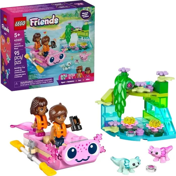 Lego Friends Aventuras en el Barco-Ajolote 42681
