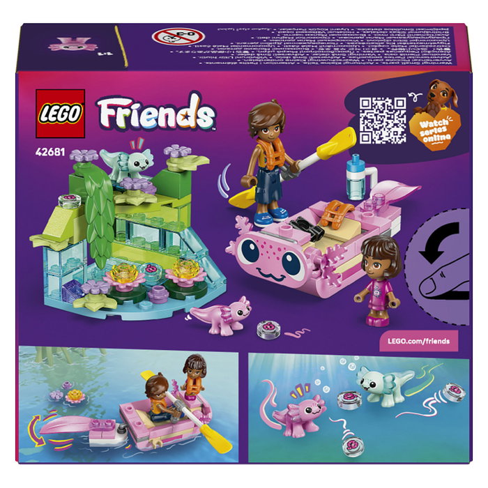 Lego Friends Aventuras en el Barco-Ajolote 42681
