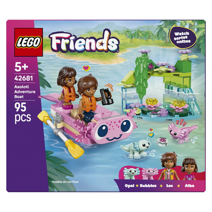 Lego Friends Aventuras en el Barco-Ajolote 42681