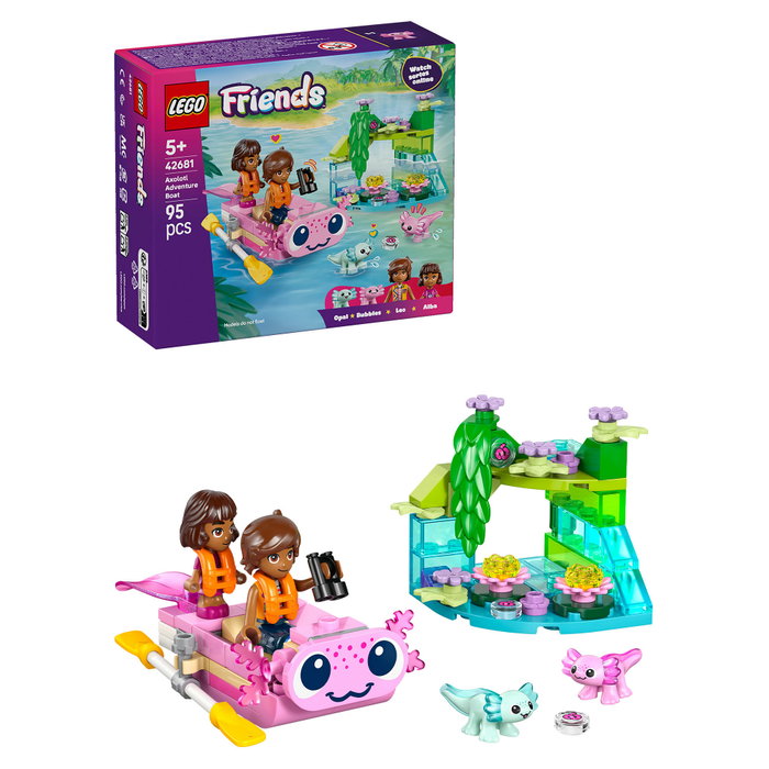 Lego Friends Aventuras en el Barco-Ajolote 42681