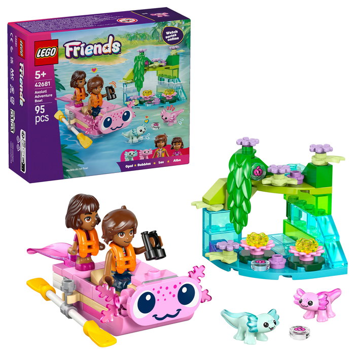 Lego Friends Aventuras en el Barco-Ajolote 42681