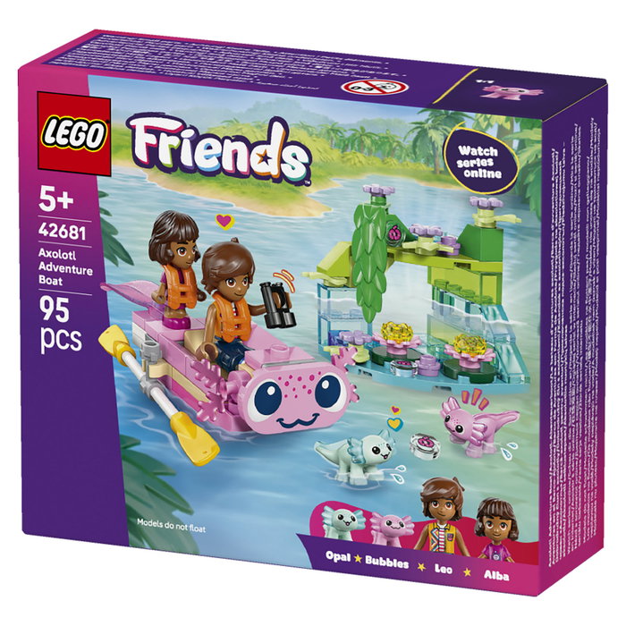 Lego Friends Aventuras en el Barco-Ajolote 42681