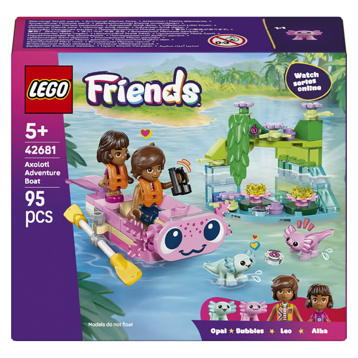 Lego Friends Aventuras en el Barco-Ajolote 42681