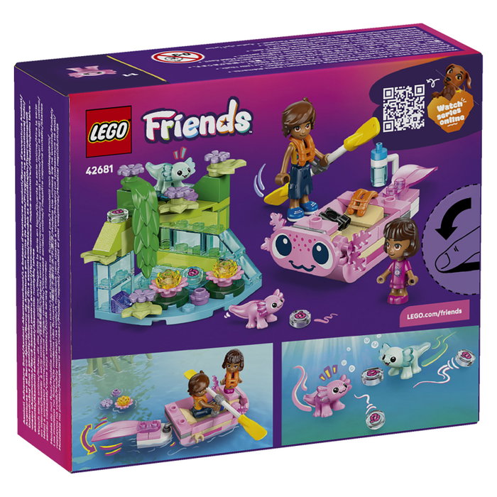 Lego Friends Aventuras en el Barco-Ajolote 42681
