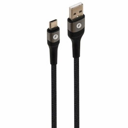Fonestar Cable USB 2.0 USB-CA Tipo-C a USB A 1m Negro