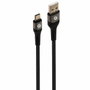 Fonestar Cable USB 2.0 USB-CA Tipo-C a USB A 1m Negro