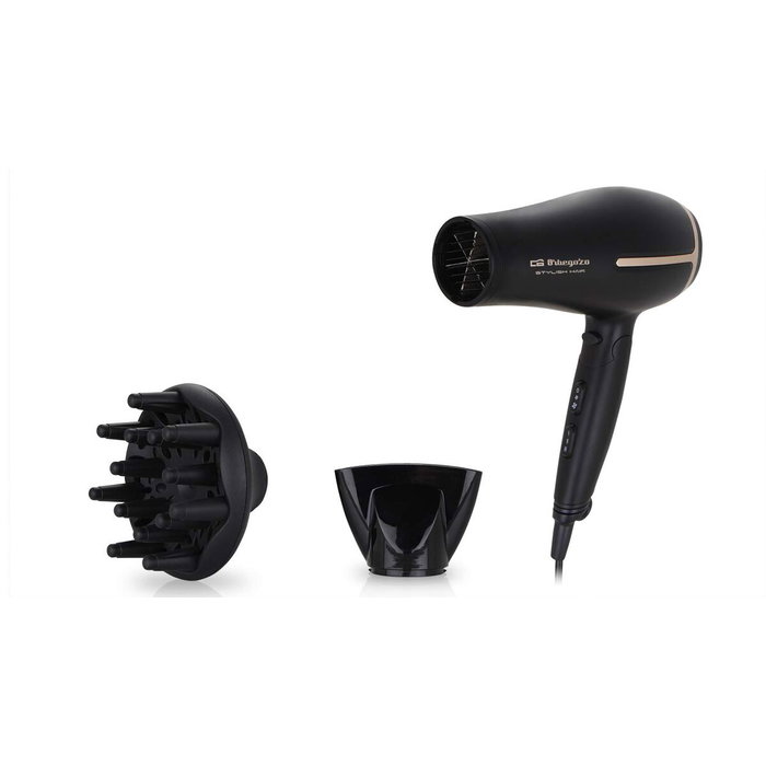 Orbegozo Secador Plegable Profesional SE 2074, 2000W, Negro