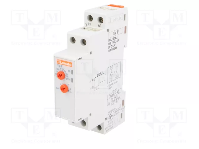 LOVATO ELECTRIC Relé de tiempo TM 1÷10 días SPDT 250VAC/8A 24÷240VAC