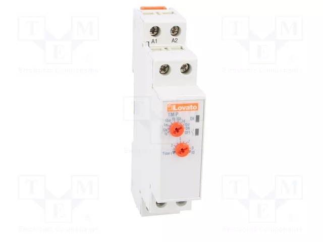 LOVATO ELECTRIC Relé de tiempo TM 1÷10 días SPDT 250VAC/8A 24÷240VAC