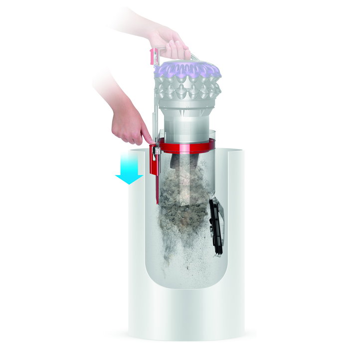 Dyson Big Ball Parquet 2 Aspiradora Cilíndrica 600W 1.5L Sin Bolsa para Suelo Duro y Alfombra - Plata/Violeta