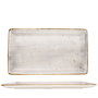 Summa Fuente Rectangular Spiral/Rustic Gris (Set de 6) 34x19 cm