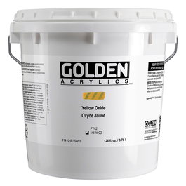 Golden Heavy Body Colores Acrílicos Óxido Amarillo 3.78 L