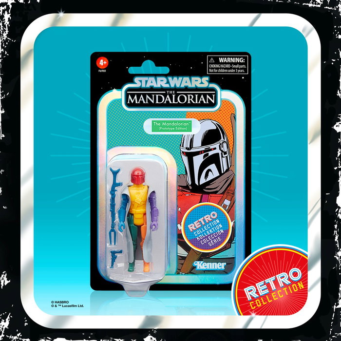 Hasbro Star Wars The Mandalorian Retro Collection Figura Prototype Edition Hasbro Star Wars The Mandalorian Retro Collection Figura Prototype Edition