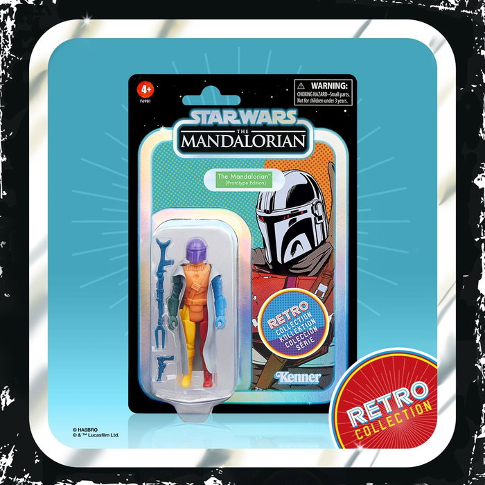 Hasbro Star Wars The Mandalorian Retro Collection Figura Prototype Edition Hasbro Star Wars The Mandalorian Retro Collection Figura Prototype Edition