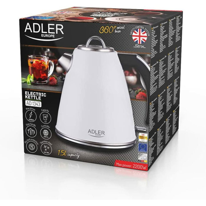 Adler AD 1343 Hervidor Eléctrico Negro