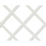 Faura Celosía de PVC para Delimitación, Color Blanco, Perfil de Listones 22 x 6 mm, Tamaño 0.5 x 1.5 m