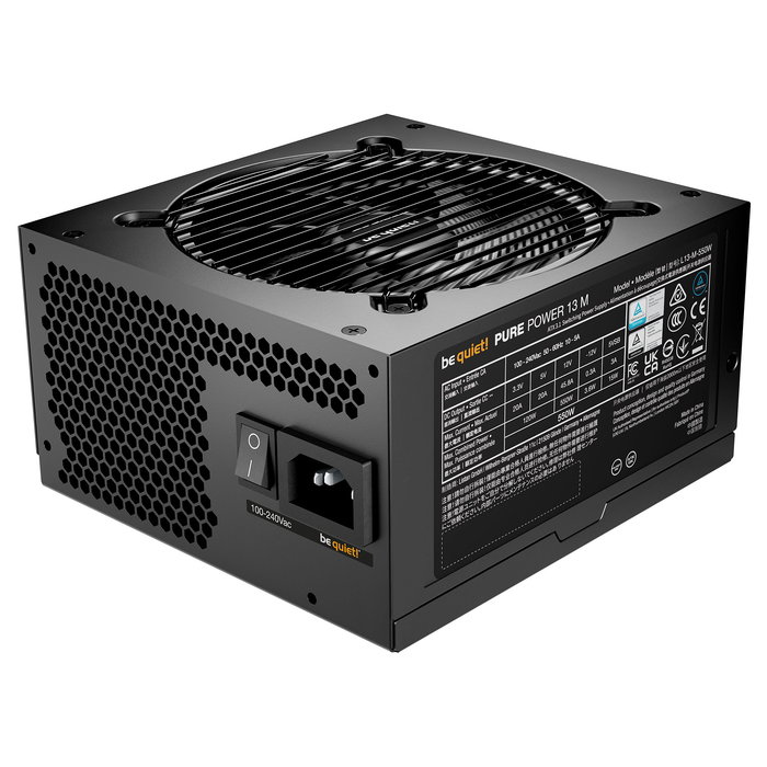 Be Quiet! 550W PURE POWER 13 M ATX 3.1 80 PLUS Gold Fuente de Alimentación