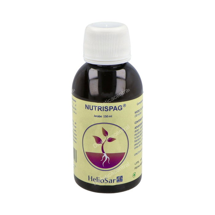 Heliosar Nutrispag Jarabe 150ml - Extracto de Plantas para la Digestión con Anís, Achicoria, Zinc - Complemento Alimenticio Heliosar Nutrispag Jarabe 150ml - Extracto de Plantas para la Digestión con Anís, Achicoria, Zinc - Complemento Alimenticio