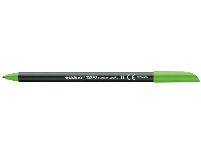 Edding Rotulador 1200 Verde Claro Punta Redonda (Set de 10)