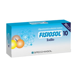 Specchiasol FISIOSOL 10 I (Iodo) Solución Acuosa Oligoelementos para Nutrición y Metabolismo