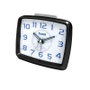 SAMI Despertador Digital Sami Grande Cuadrado Silencioso Luz Azul Plata Oscuro