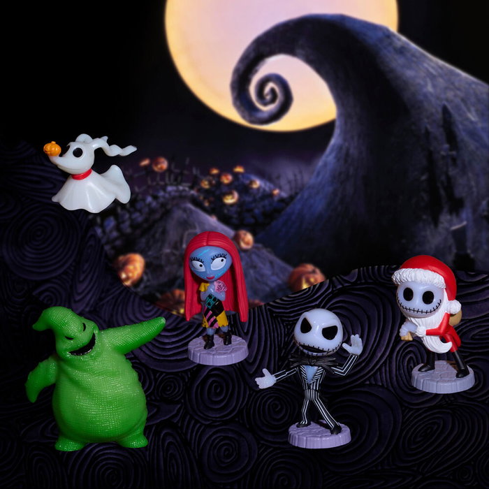 JUST PLAY Blister 5 Figuras Disney Pesadilla Antes de Navidad