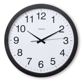 Hama Reloj de Pared Aruba, Negro