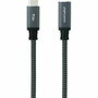 Nanocable Cable Prolongador USB-C 3.2 Gen2x2 20Gbps 100W 1m Negro