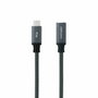 Nanocable Cable Prolongador USB-C 3.2 Gen2x2 20Gbps 100W 1m Negro