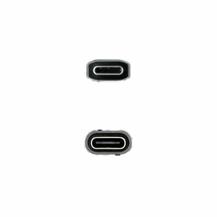 Nanocable Cable Prolongador USB-C 3.2 Gen2x2 20Gbps 100W 1m Negro