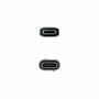 Nanocable Cable Prolongador USB-C 3.2 Gen2x2 20Gbps 100W 1m Negro