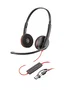 HP Poly Blackwire 3220 Auriculares Diadema con Cable USB-C + Adaptador USB-C/A, Estéreo, Micrófono con Cancelación de Ruido, Negro, para Oficina y Centro de Llamadas