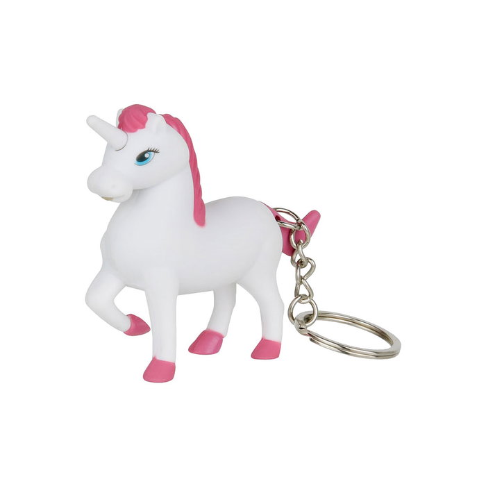 Mister Gadget Llavero Unicornio Licorne Con Luz y Sonido 7x2x6 cm