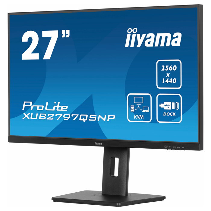 iiyama ProLite XUB2797QSNP-B1 27 pulg. WQHD IPS 100 Hz Negro iiyama ProLite XUB2797QSNP-B1 27 pulg. WQHD IPS 100 Hz Negro