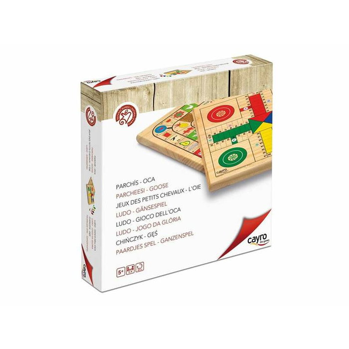 Cayro Juego Parchis - Oca de Madera Cayro Juego Parchis - Oca de Madera
