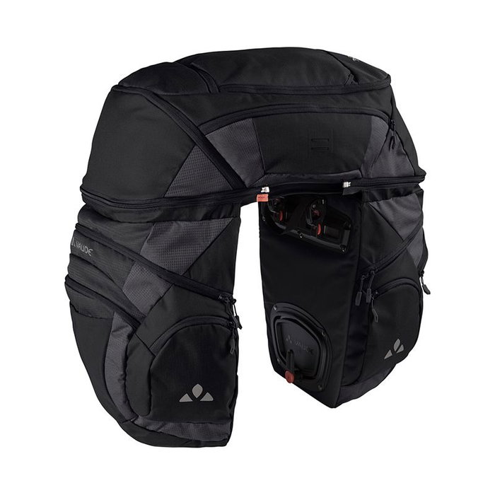Vaude Alforjas Traseras Triples 68 L con Sistema Top Case QMR 2.0 Impermeables Funda Lluvia Vaude Alforjas Traseras Triples 68 L con Sistema Top Case QMR 2.0 Impermeables Funda Lluvia