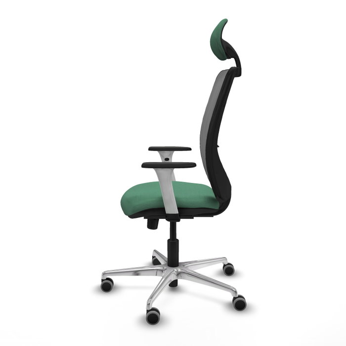 PIQUERAS Y CRESPO Silla de oficina Zulema con Mecanismo Sincro Verde esmeralda y Gris PIQUERAS Y CRESPO Silla de oficina Zulema con Mecanismo Sincro Verde esmeralda y Gris