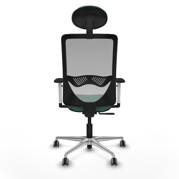 PIQUERAS Y CRESPO Silla de oficina Zulema con Mecanismo Sincro Verde esmeralda y Gris PIQUERAS Y CRESPO Silla de oficina Zulema con Mecanismo Sincro Verde esmeralda y Gris