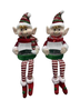 DKD Home Decor Figuras de Elfo Decorativas Multicolor Surtido de 2